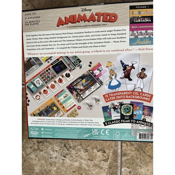 Funko Games: Disney Animated Strategy Game for 2-4 Players Ages 10 and Up - Picture 5 of 5